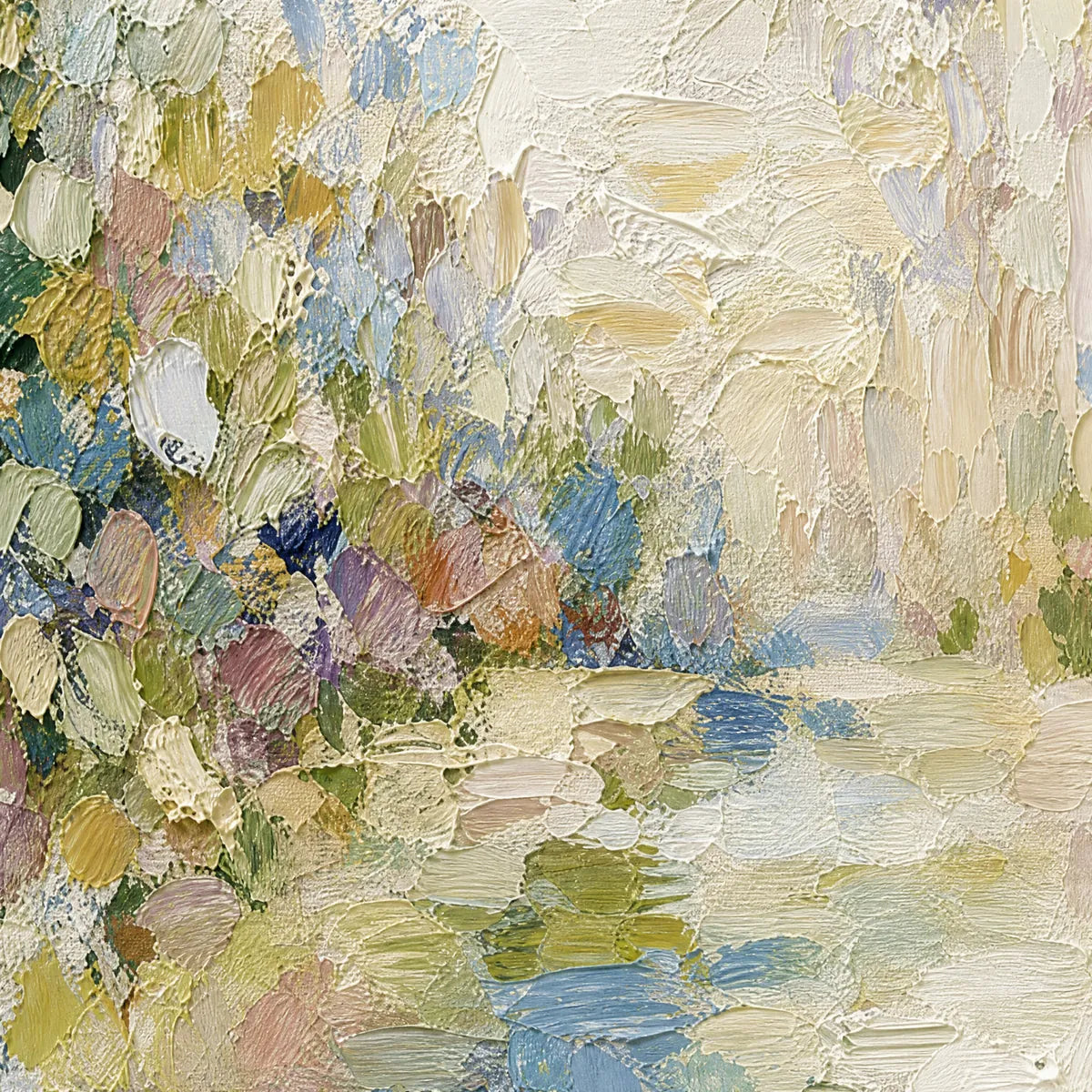Serenity – Landscape Impasto Oil Painting, view 3