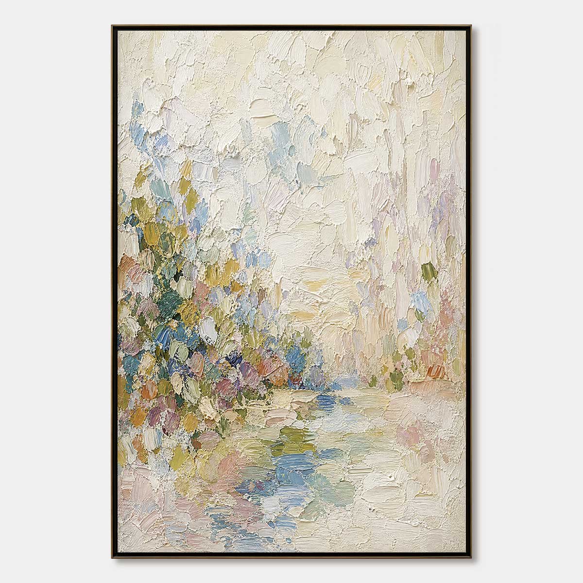 Serenity – Landscape Impasto Oil Painting, view 1
