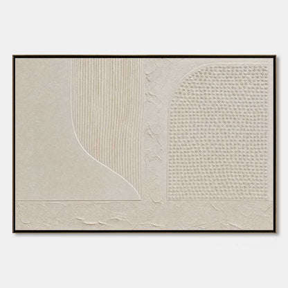 Silent Composition – Wabi-Sabi Architecture Oil Painting, view 1