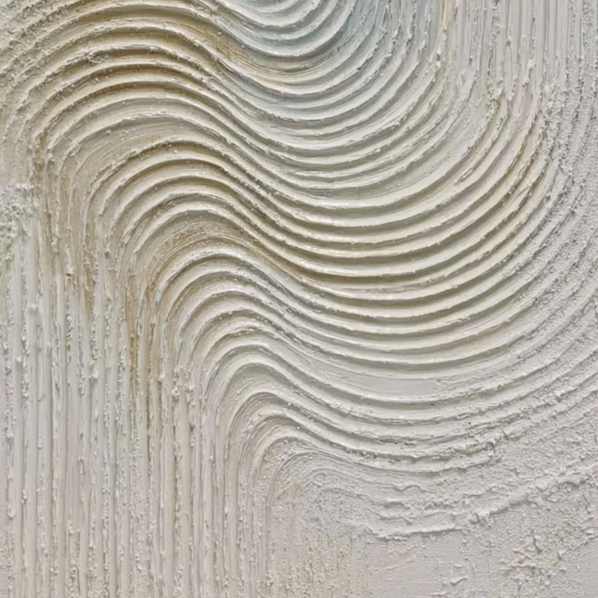Silent Frequency – Wabi-Sabi Seascape Oil Painting, view 5