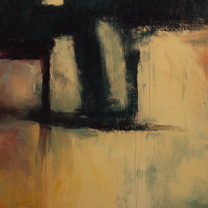 Figurative Couple Oil Painting – Solitude Sonata