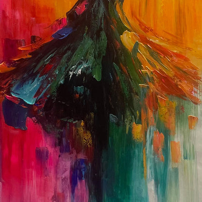 Figurative Dancer Impasto Oil Painting – Soulflight