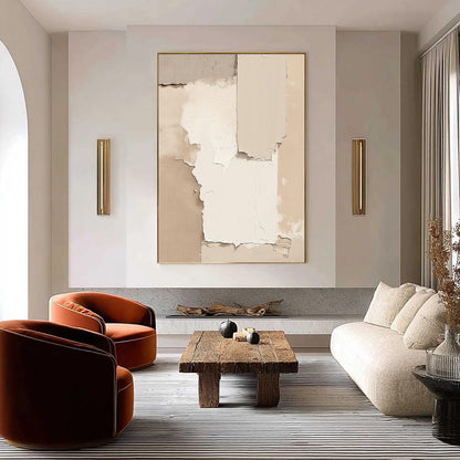 Strata – Wabi-Sabi Landscape Oil Painting, view 2