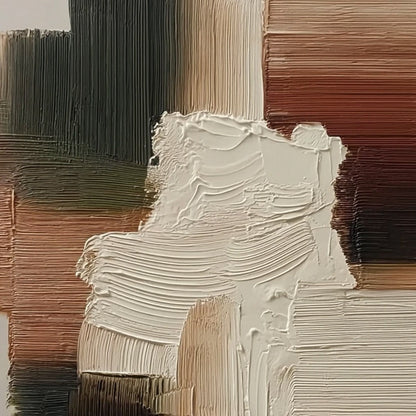 Strata – Wabi-Sabi Forest Oil Painting, view 3