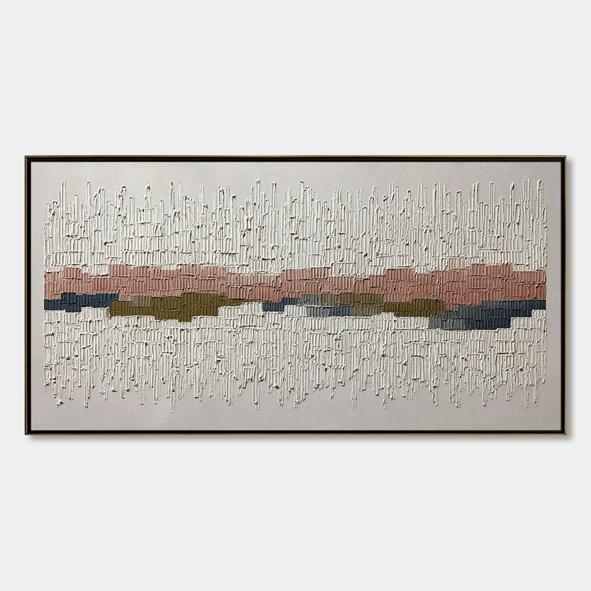 Strata – Wabi-Sabi Rose Oil Painting, view 1