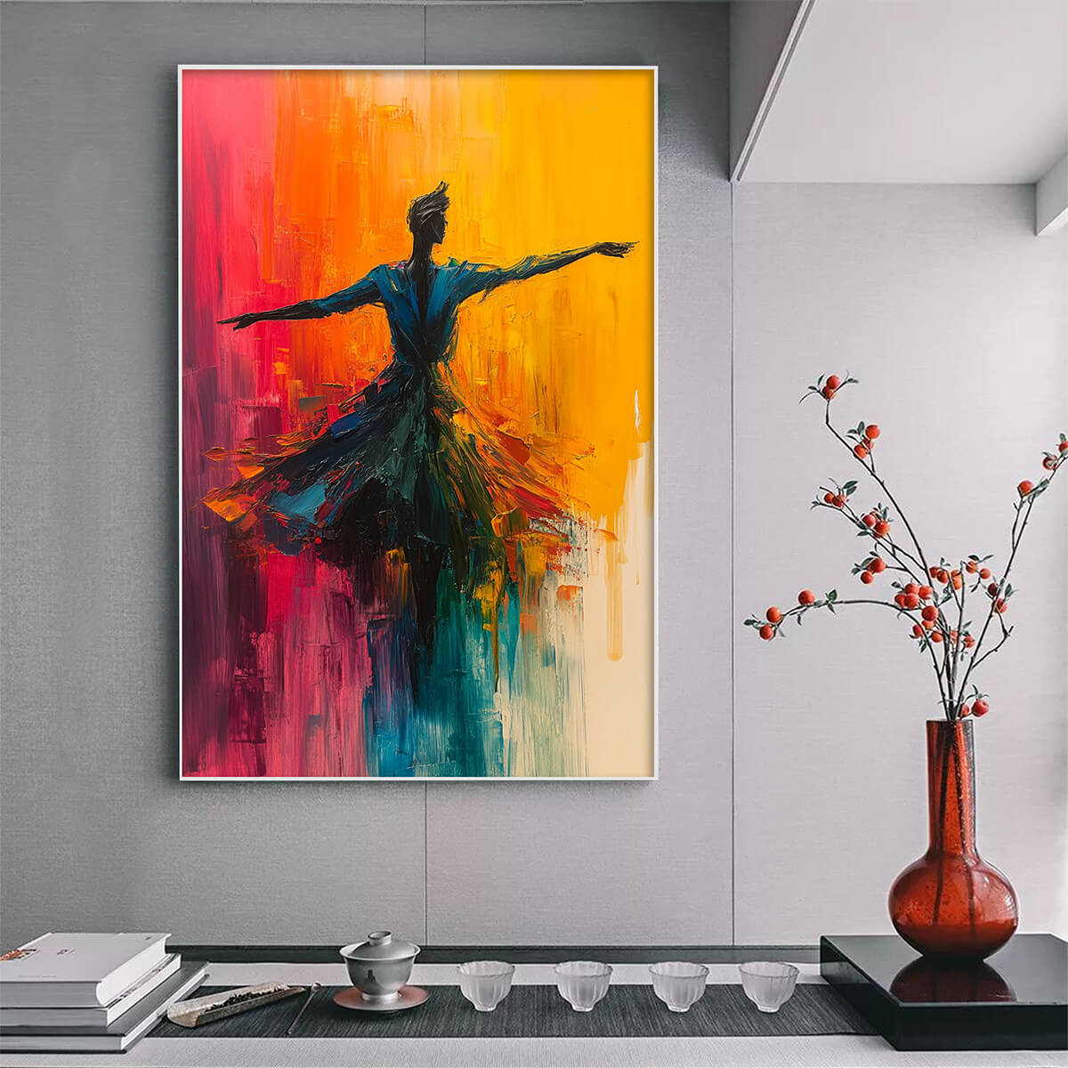 Soulflight – Dancer Impasto Oil Painting, view 5