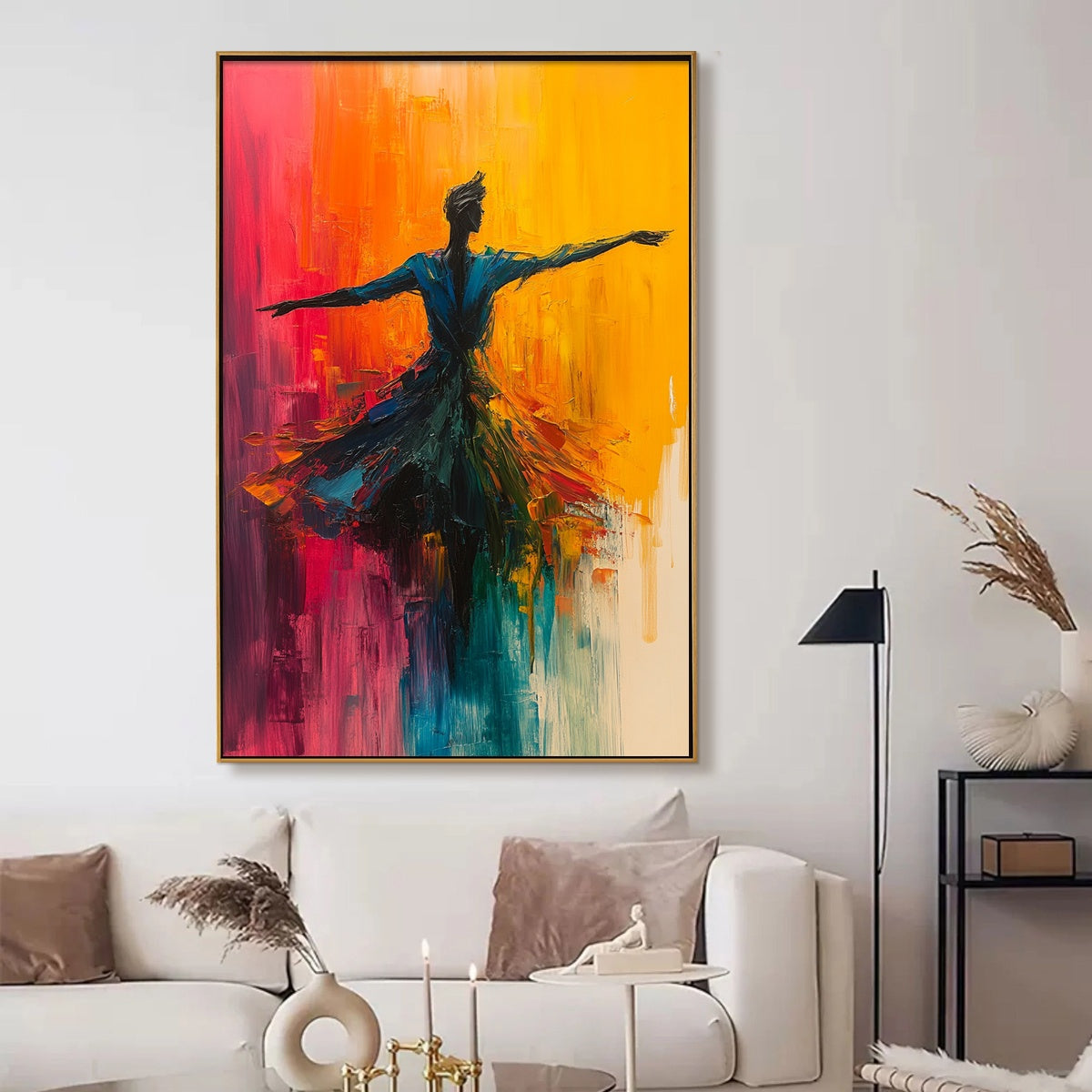 Figurative Dancer Impasto Oil Painting – Soulflight