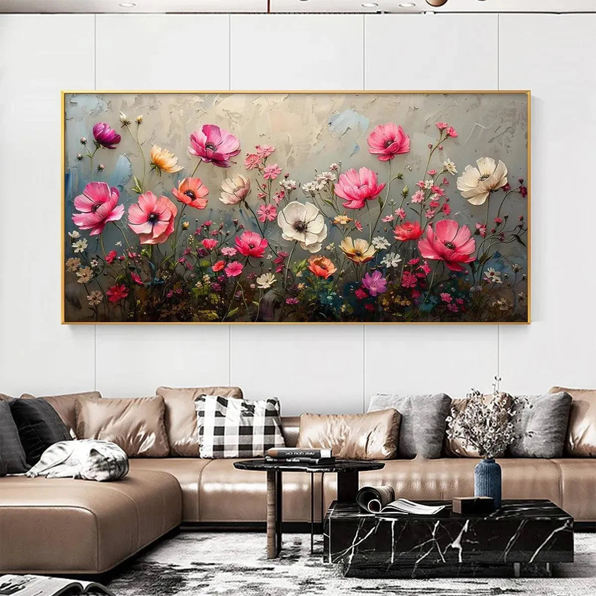 Summer Bloom – Floral Impasto Painting, view 2