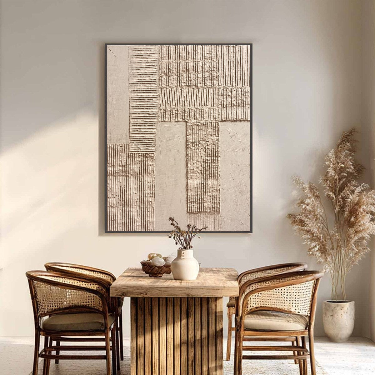Terra Alba – Wabi-Sabi Landscape Oil Painting, view 2