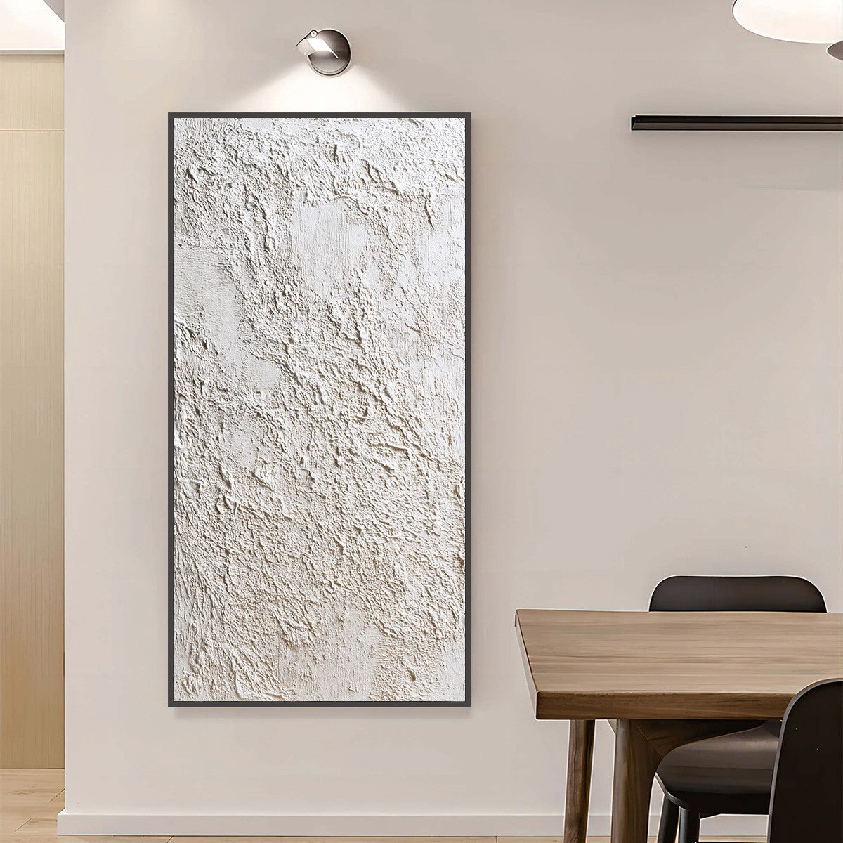 Terra Alba – Wabi-Sabi Abstract Impasto Oil Painting, view 4