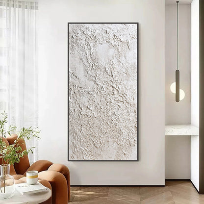 Terra Alba – Wabi-Sabi Abstract Impasto Oil Painting, view 2