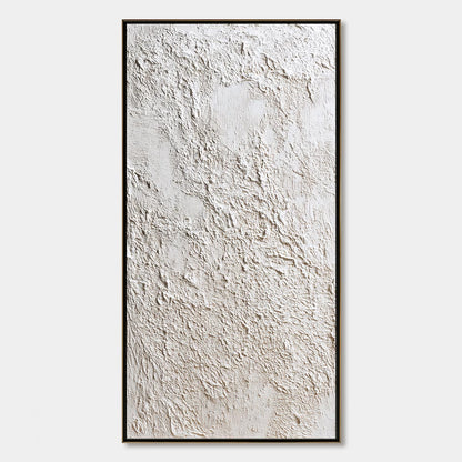 Terra Alba – Wabi-Sabi Abstract Impasto Oil Painting, view 1