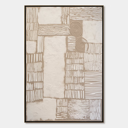 Terra Forma – Wabi-Sabi Abstract Oil Painting, view 1