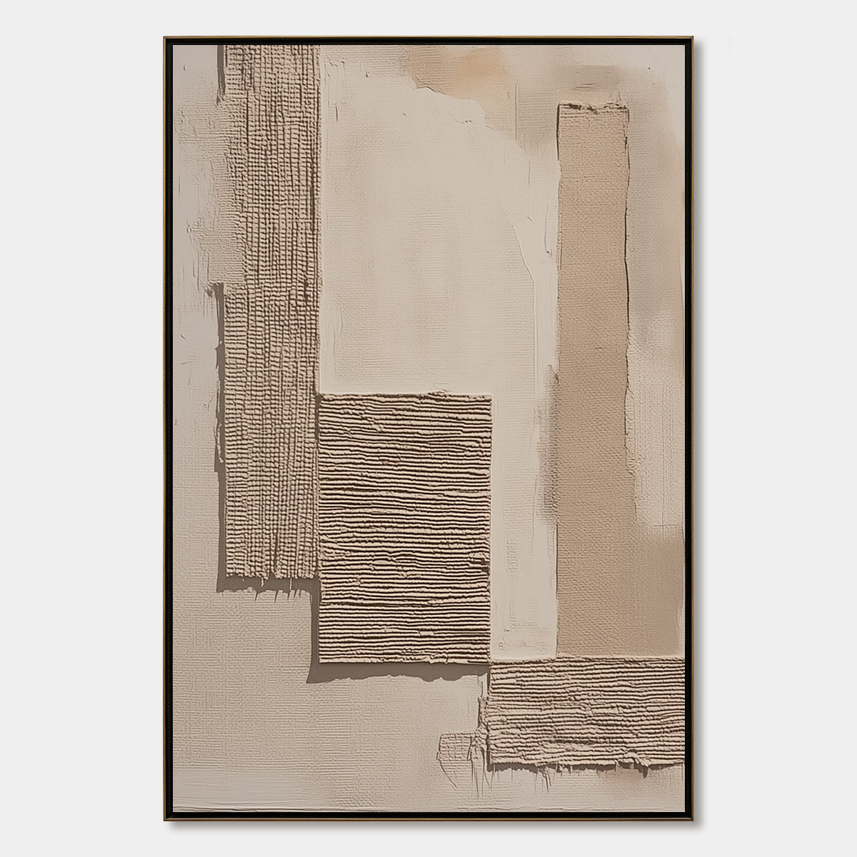 Terra Forma – Wabi-Sabi Landscape Acrylic Painting, view 1