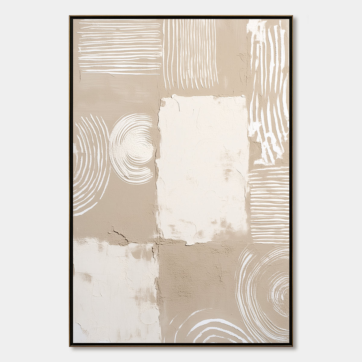 Terra Forma – Wabi-Sabi Anchor Acrylic Painting, view 1