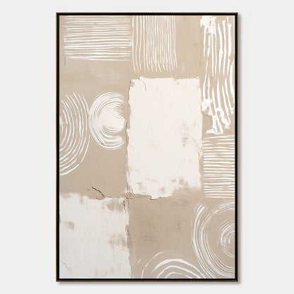 Terra Forma – Wabi-Sabi Anchor Acrylic Painting, view 1