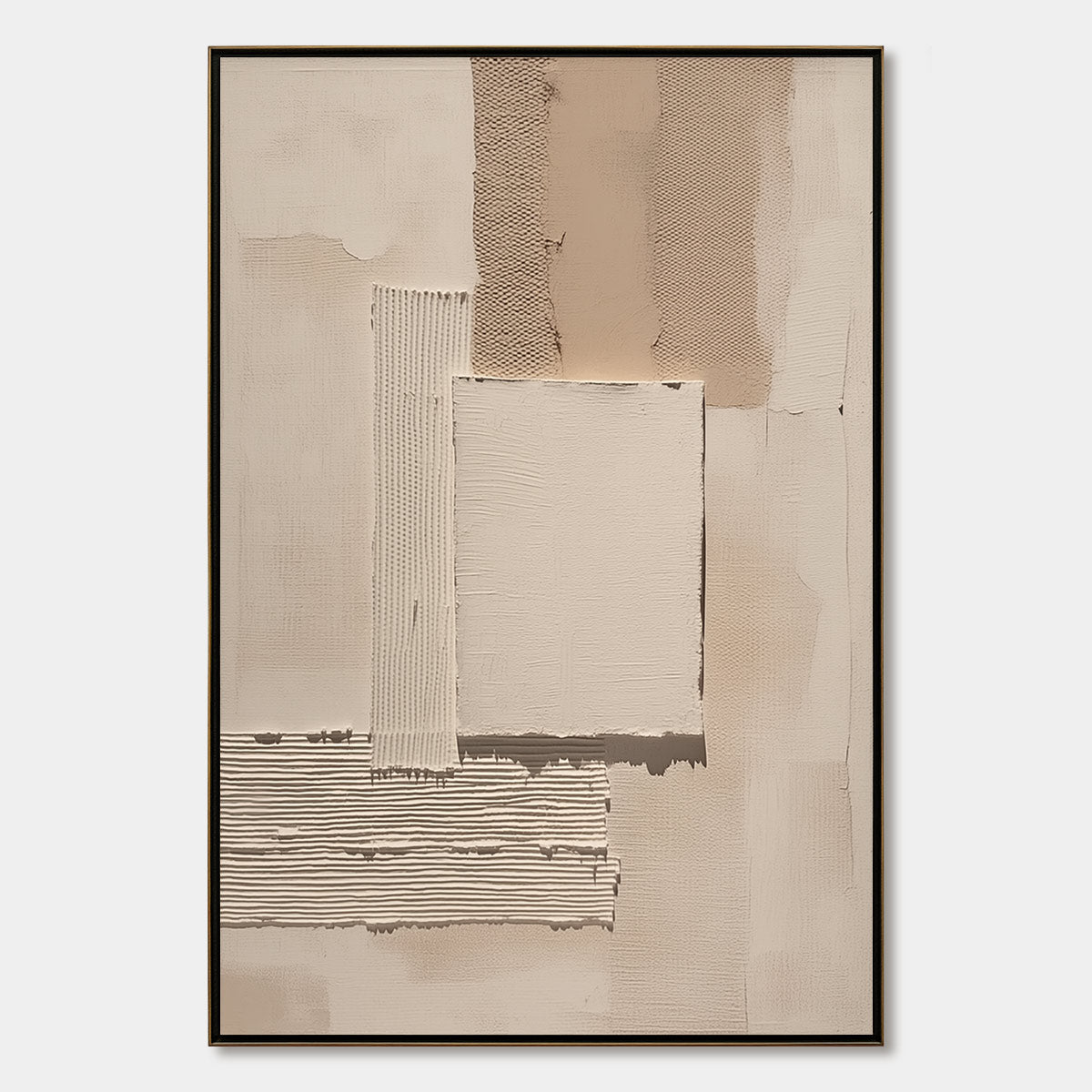 Terra Forma – Wabi-Sabi Landscape Acrylic Painting, view 1