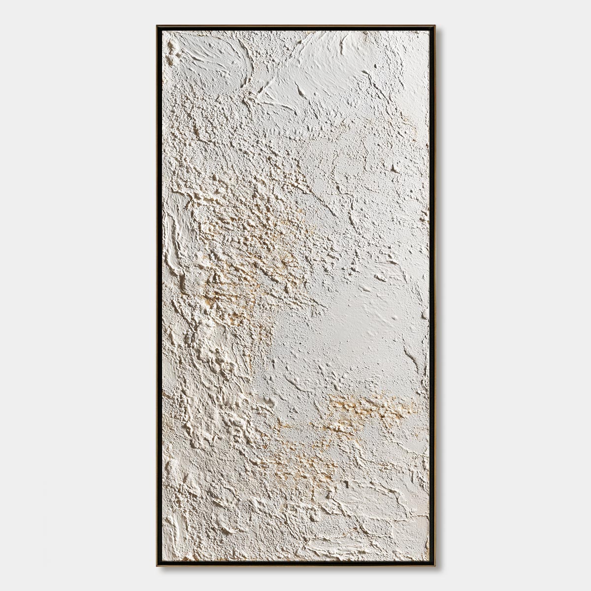Terra Alba – Wabi-Sabi Abstract Impasto Oil Painting, view 1