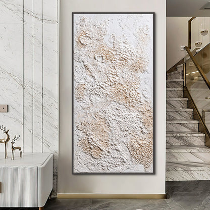 Terra Veil – Wabi-Sabi Celestial Oil Painting, view 2