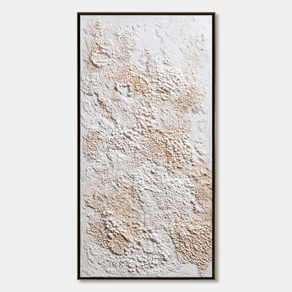 Terra Veil – Wabi-Sabi Celestial Oil Painting, view 1