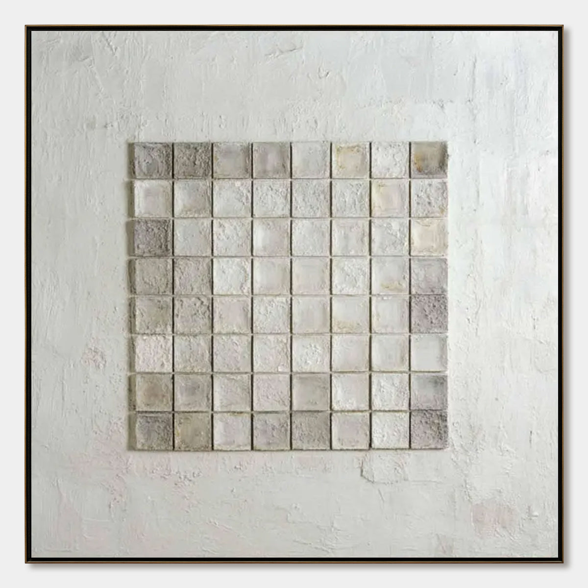 Tessellation – Wabi-Sabi Abstract Oil Painting, view 1
