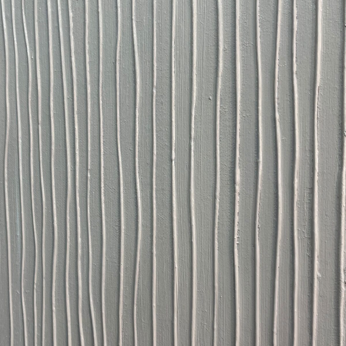 Beige Wabi-Sabi Abstract Textured Oil Painting – Textured Beige Lines