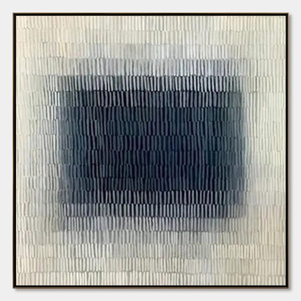 Textured Depths – Wabi-Sabi Abstract Oil Painting, view 1