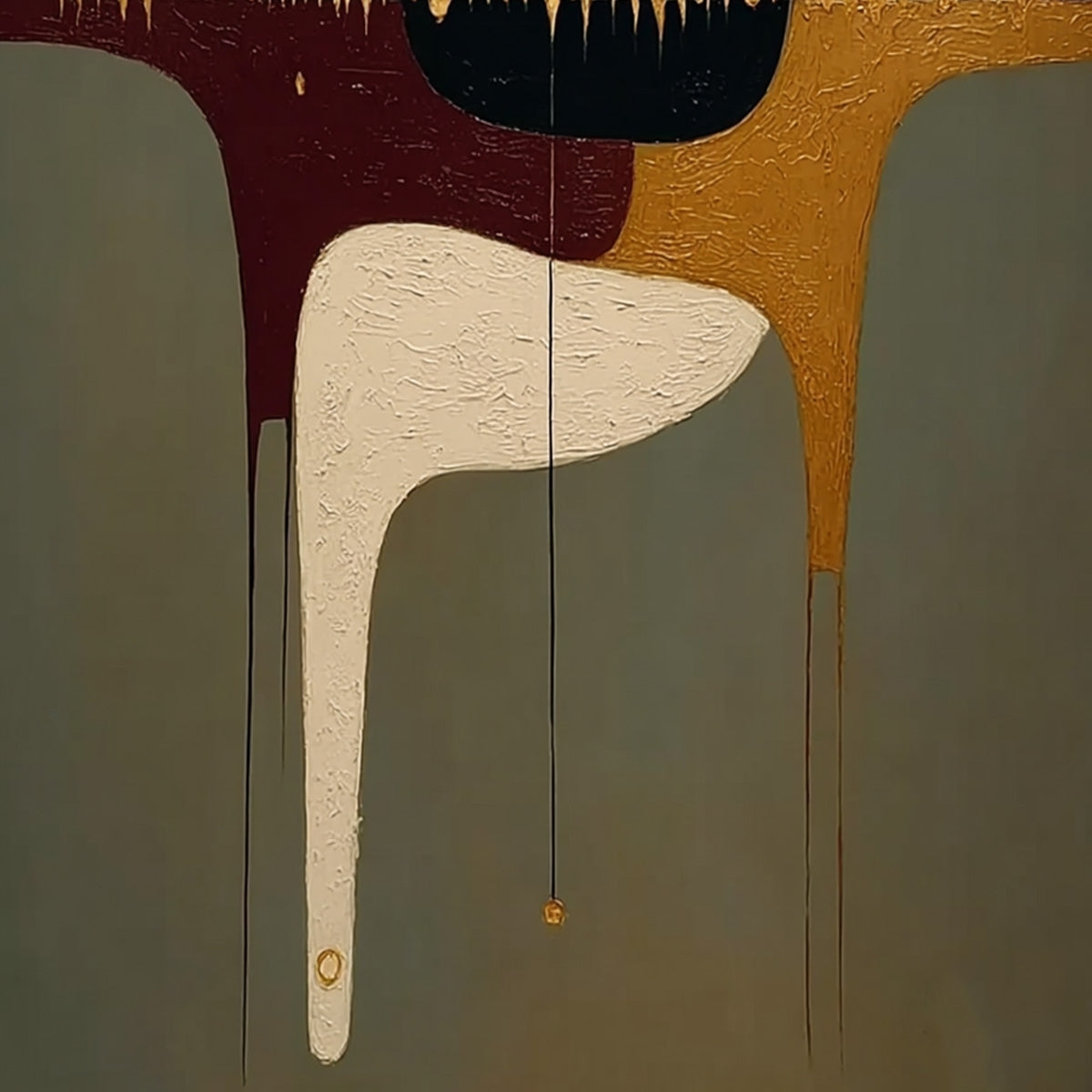 The Conduit – Minimalist Abstract Oil Painting, view 5