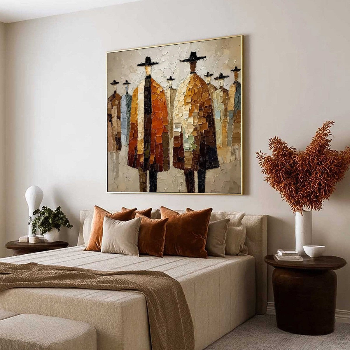 Figurative Impasto Oil Painting – The Fellowship