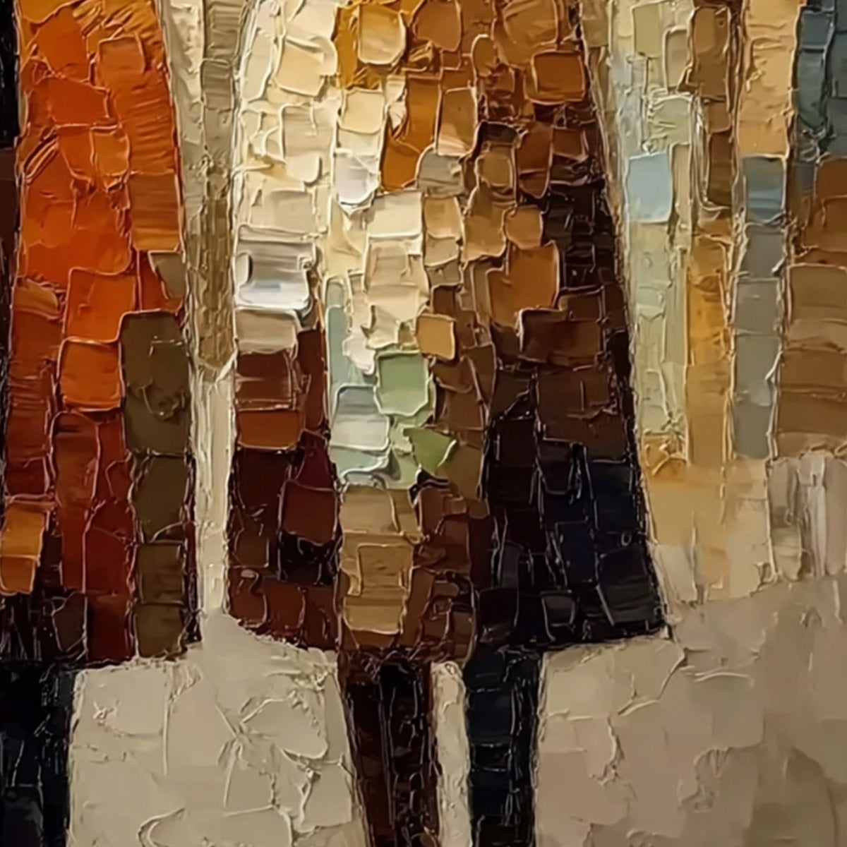 The Fellowship – Figurative Impasto Oil Painting, view 5