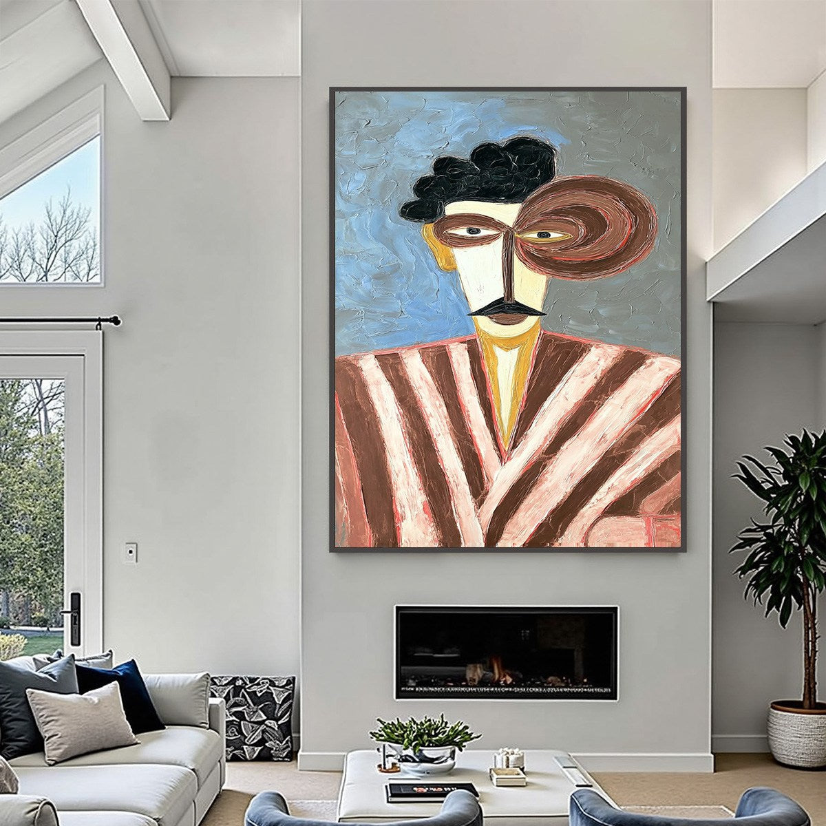 The Gentleman – Figurative Oil Painting, view 2