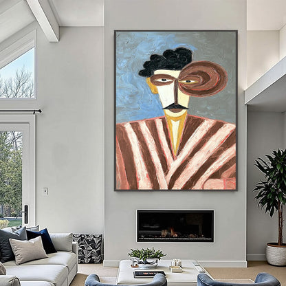 The Gentleman – Figurative Oil Painting, view 2
