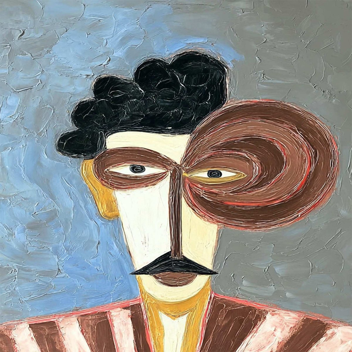 The Gentleman – Figurative Oil Painting, view 3