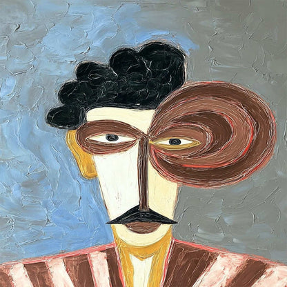The Gentleman – Figurative Oil Painting, view 3