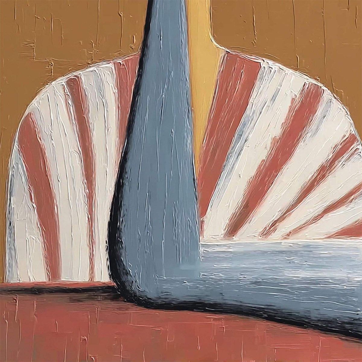 The Muse – Figurative Impasto Oil Painting, view 5