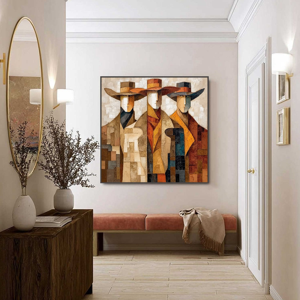 The Unison – Figurative Oil Painting, view 4