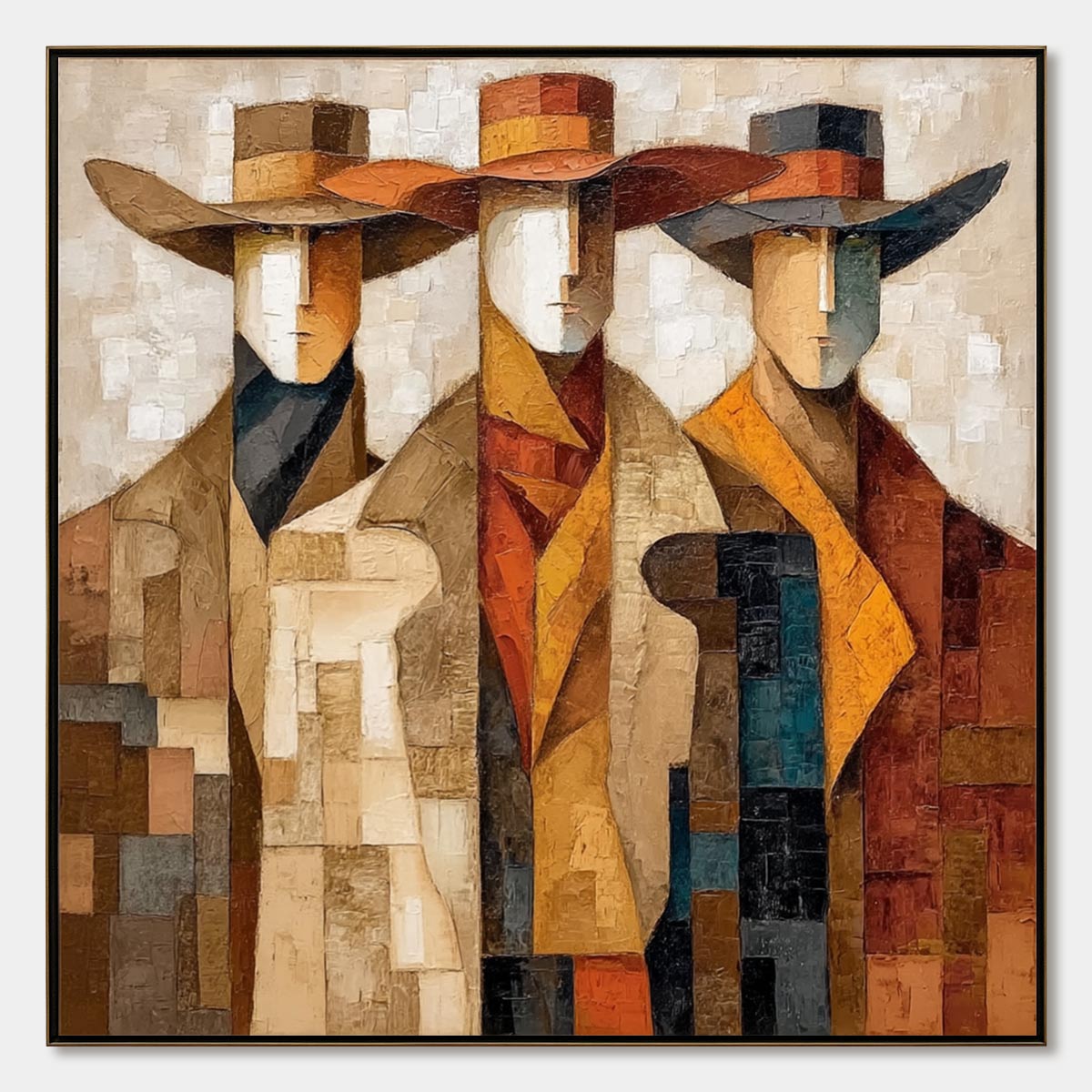 The Unison – Figurative Oil Painting, view 1