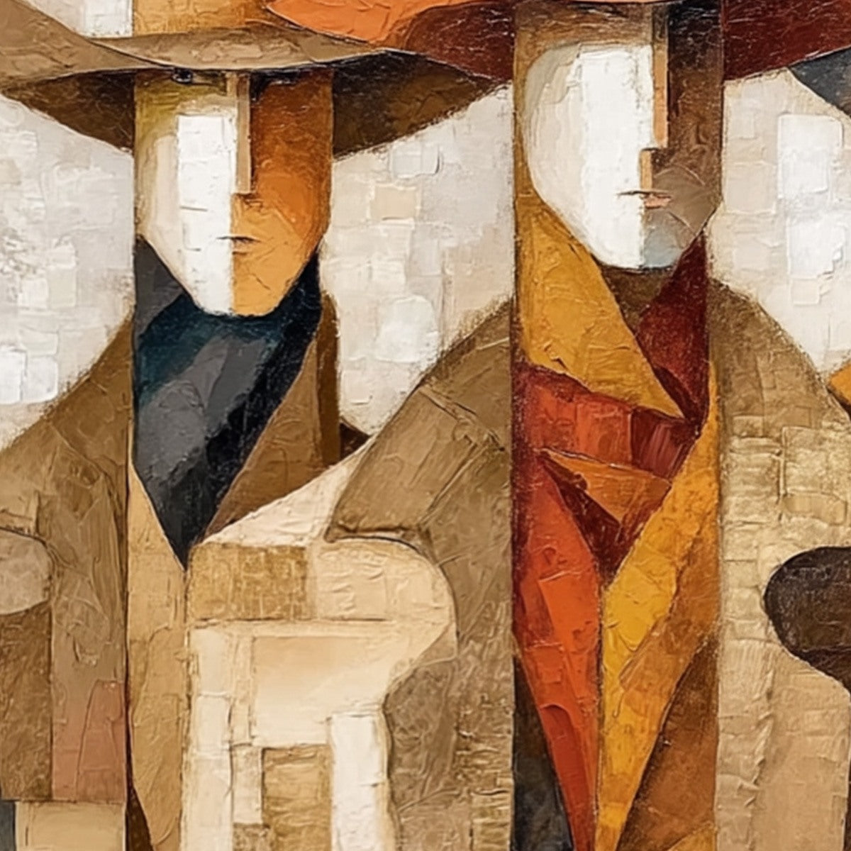 The Unison – Figurative Oil Painting, view 3