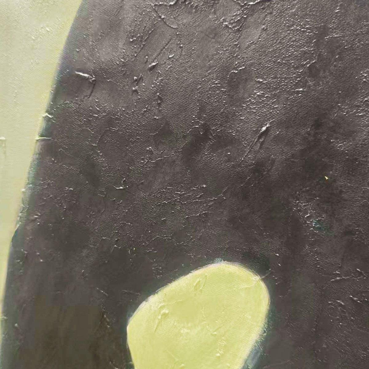 Three Horses – Minimalist Horse Oil Painting, view 4