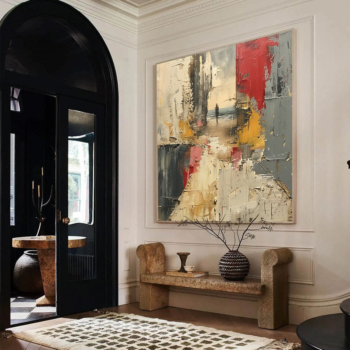 Threshold – Figurative Impasto Oil Painting, view 5
