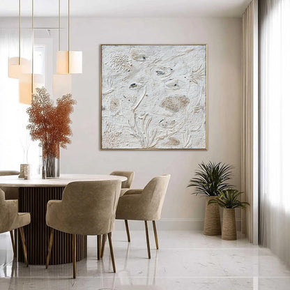 Tidal Relics – Wabi-Sabi Tidal Acrylic Painting, view 4