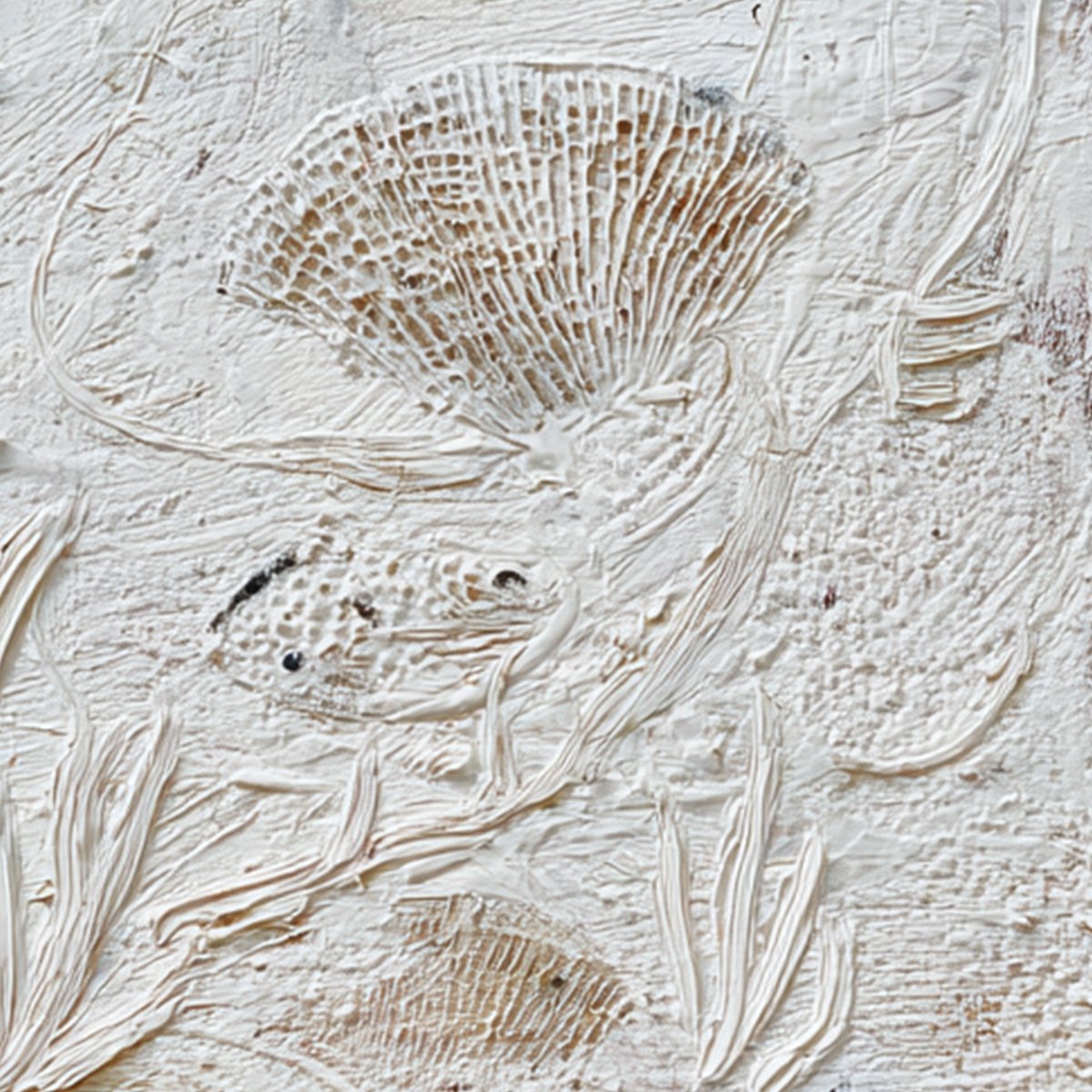 Tidal Relics – Wabi-Sabi Tidal Acrylic Painting, view 3