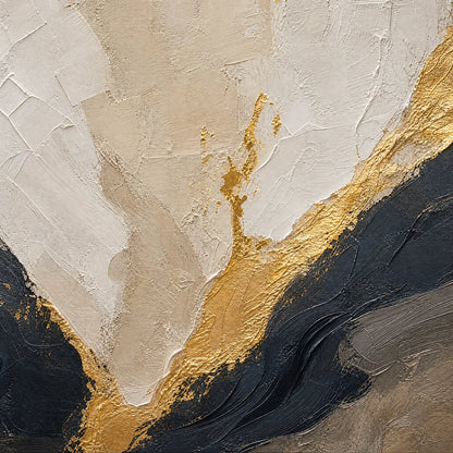 Twin Ember – Wabi-Sabi Abstract Oil Painting, view 3