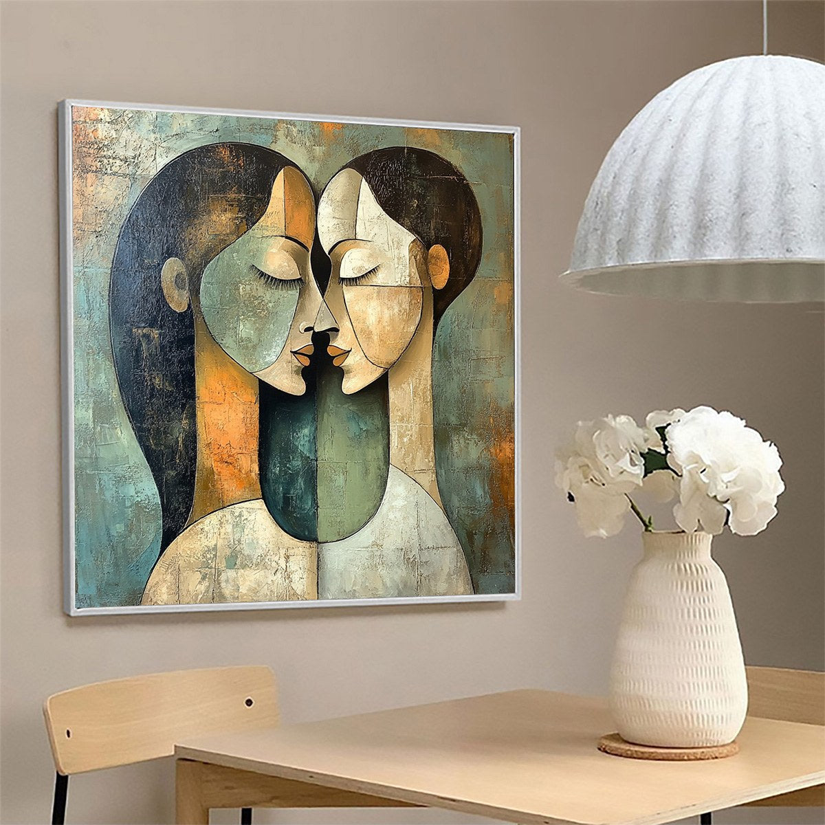 Unity In Contrast – Figurative Oil Painting, view 5
