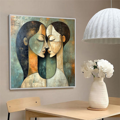 Unity In Contrast – Figurative Oil Painting, view 5