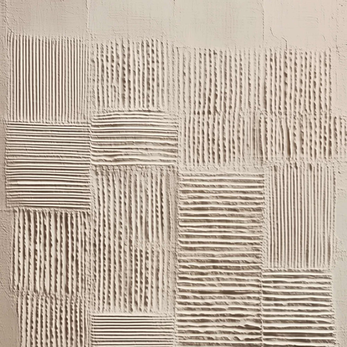 Urban Grid – Wabi-Sabi Cityscape Acrylic Painting, view 3