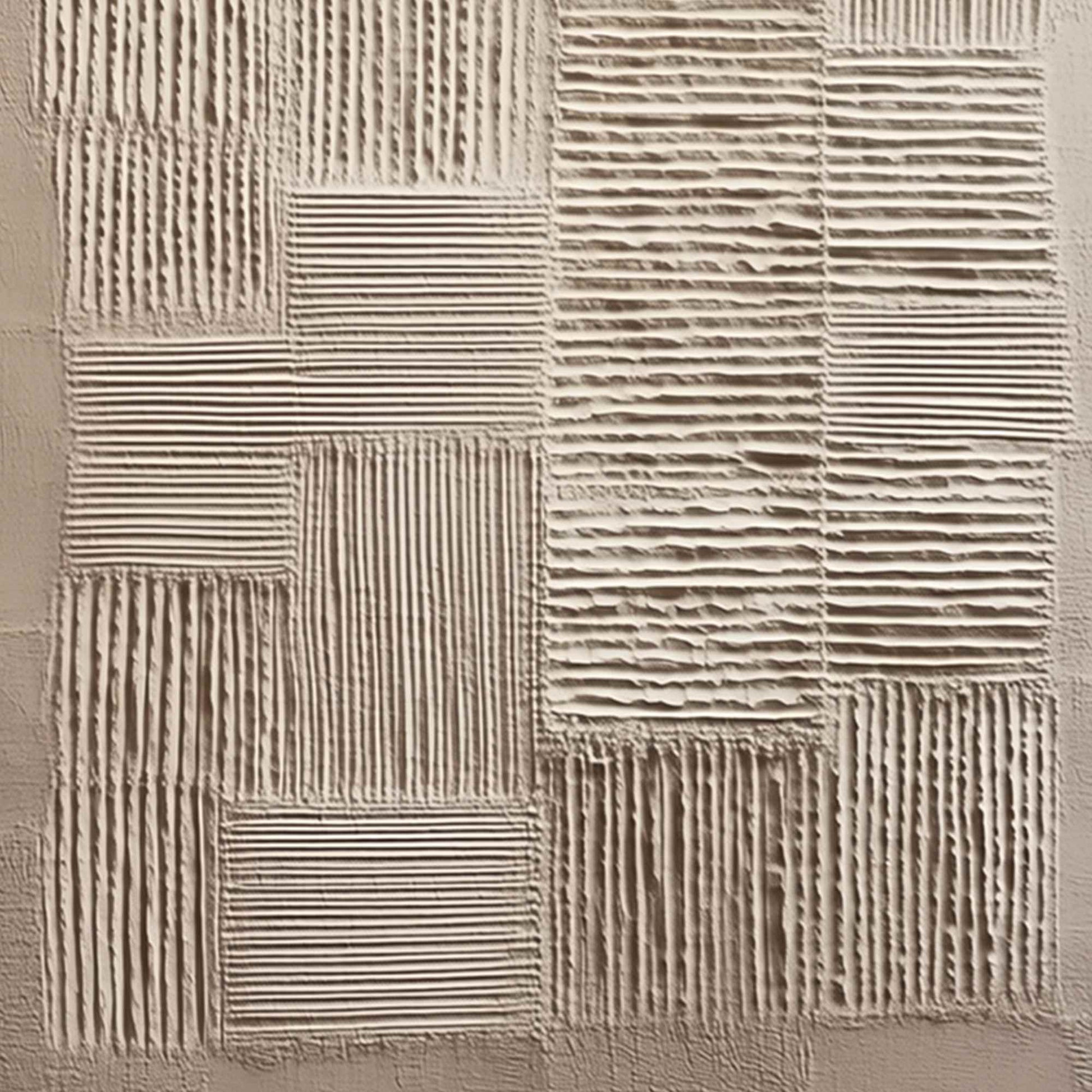 Urban Grid – Wabi-Sabi Cityscape Acrylic Painting, view 5