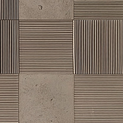 Urban Grid – Wabi-Sabi Architecture Oil Painting, view 3