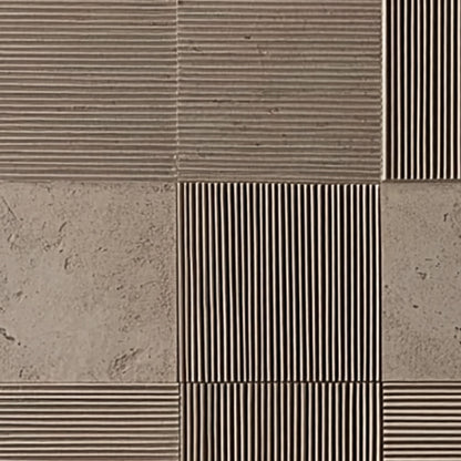 Urban Grid – Wabi-Sabi Architecture Oil Painting, view 5
