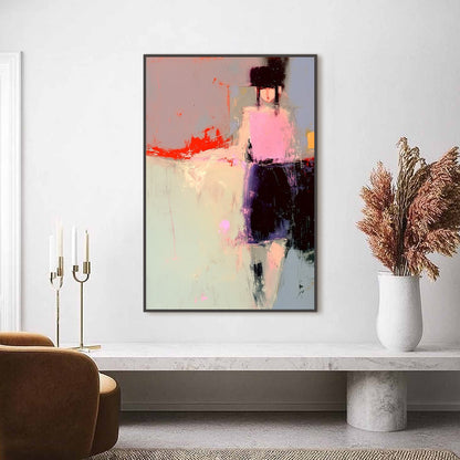 Urban Muse – Figurative Oil Painting, view 2